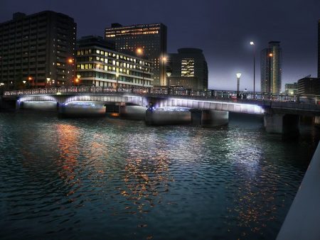 玉江橋のライトアップ計画